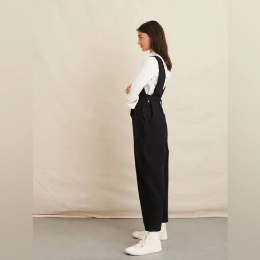 Alex Mill Ollie Overall in Recycled Denim Black - Picture 3 of 16